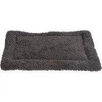 Animal Boulevard tapis de cage en peluche grise