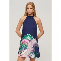 Superdry Robe Courte Sans Manches Printed