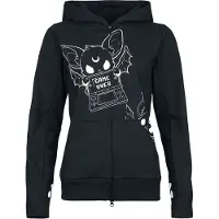 Heartless Sweat-shirt zippé à capuche Gothic de - Game Over - Sweat à Capuche - XS - XXL - pour Femme - noir - Taille L