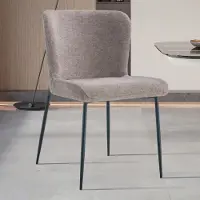 Rousseau Chaise de salle à manger Lisa | 50 x 62 x 85 cm | Design couleur sable