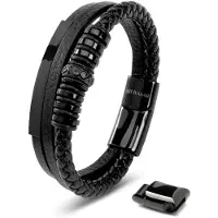 SERASAR Bracelet 'Shine' noir