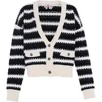 Nascita Cardigan noir / blanc