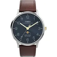 Timex Montre pour homme Waterbury Classic Moon Phase TW2W75600 + boîte