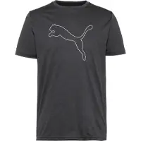 Puma T-Shirt fonctionnel 'Tad Essential' noir / blanc