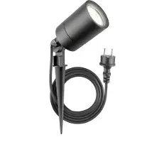 LEDVION LED Extérieur Spot IP65 3W GU10 orientable piquet sans ampoule