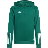 Adidas Unisexe, Pull-over, Tiro 23 Competition 1/4 Zip Sweat à capuche Enfants, Vert, (140)