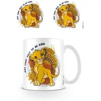 Paladone The Lion King: Just Can't Wait to Be King, Tasse, Blanc