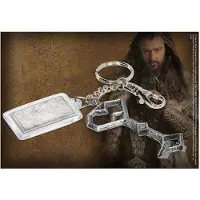 Ginza.se Unisexe, Porte-clés, La clé de Thorin en métal du Hobbit, Argent