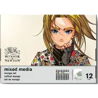 Winsor & Newton Mixed Media Graphic Art Manga Ensemble de 12