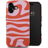 Selencia Coque arrière Vivid avec MagSafe pour Apple iPhone 16 - Dream Swirl Pink