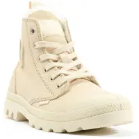 Palladium Bottines à lacets 'Pampa' beige clair