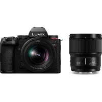 Panasonic Lumix S5II + S 20-60MM F3.5-5.6 + 50mm F1.8 MILC 24.2 MP CMOS 12000 x 8000 pixels Noir
