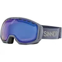Sinner Mohawk Ski Goggles Gris Double Trans+ Clear To Smoke Full Blue Oil + Vent/CAT1-3