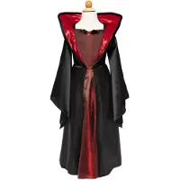 Great Pretenders Déguisement - Robe de vampire - Noir/Rouge - - 5-6 ans (110-116) - Costumes