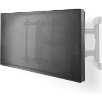 Nedis Couverture pour Écran TV d'Extérieur | Taille de l'écran: 65 - 70 " | Qualité suprême oxford | Noir