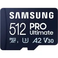Samsung MicroSDXC PRO Ultimate 512 Go 130 Mo/s + Lecteur USB