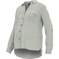 Vero moda Bumpy Maternity Long Sleeve Shirt Gris XL Femme