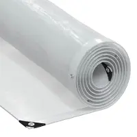vidaXL Bâche transparente avec œillets 2x8 m polyéthylène