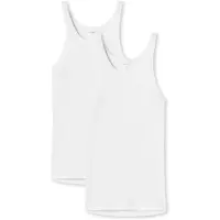 Schiesser Maillot de corps blanc