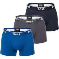 BOSS Boxers 'Power' marine / bleu foncé / gris foncé / blanc