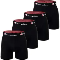 Champion Boxers rouge / noir / blanc