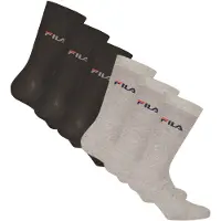FILA Chaussettes bleu foncé / gris / rouge / noir