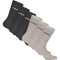 FILA Chaussettes bleu foncé / gris / rouge / noir