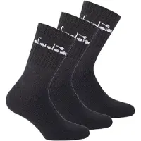 Diadora Chaussettes unisexe Chaussettes Paquet de 3 femme - Noir - 39 / 42