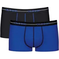 Sloggi Boxers bleu foncé / noir / blanc