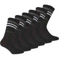 Diadora Chaussettes de sport gris / noir / blanc