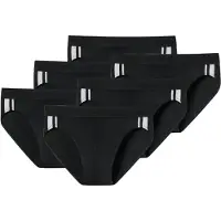 Schiesser Slip noir / blanc