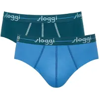 Sloggi Slip bleu ciel / pétrole / menthe