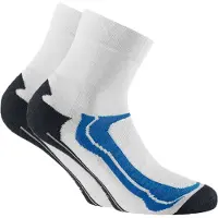Rohner Chaussettes de sport bleu / noir / blanc