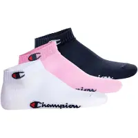 Champion Chaussettes bleu nuit / rose / rouge / blanc