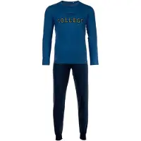 Sanetta Pyjama bleu / jaune / noir