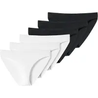 Schiesser Slip noir / blanc