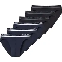 Schiesser Slip bleu marine / gris / noir / blanc