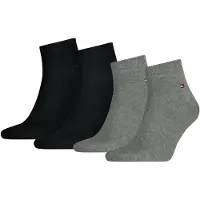 Tommy Hilfiger Chaussettes gris chiné / rouge / noir