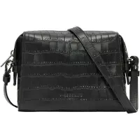 Liebeskind berlin Femmes, Sac à main, Umhängetasche Lou Croco 2, Noir
