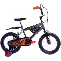 HUFFY Vélo enfant Marvel Avengers 14 pouces, 4 à 6 ans, Gris