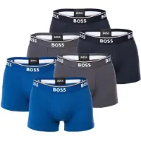 BOSS Boxers bleu / gris / blanc
