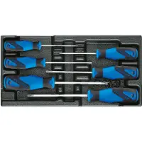 Gedore 1500 ES-2163 TXB Jeu De Tournevis 3-C En 1/3 De Module D'outils