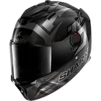 Shark Spartan Gt Pro Carbon Zarco Track Racer Full Face Helmet Noir 2XL