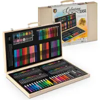 Grafix Coffret de coloriage en bois 180 pièces