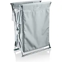 DECOR WALTHER Panier à Linge Decor Walther Cross Chrome Grau