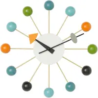 Vitra Ball Clock Horloge Murale Multicolor