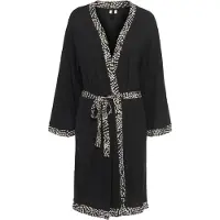 LASCANA Robe de chambre écru / noir