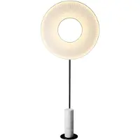 10 HEURES 10 Iris Totem Lampadaire Ø 80 cm | White Marble