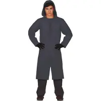 Guirca Villain The Gamer Men Costume Gris L