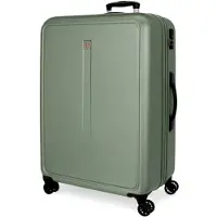 Roll Road unisex. 506922C Medium Cambodia Rigid Medium Suitcase 65cm green (OSFA), Casuel, Vert, ABS/Polycarbonate, Moyen